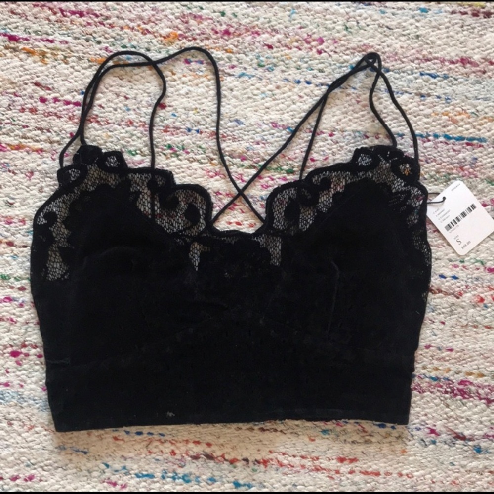 Free People longline bralette